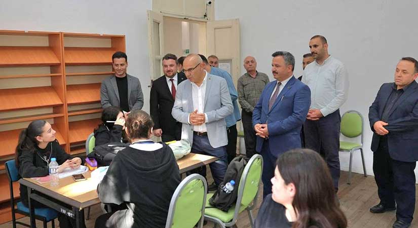 Vali Koç Zeytinlik’te inceleme yaptı