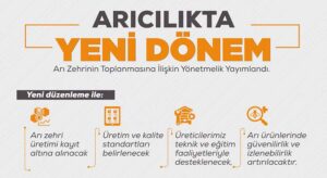 Arı zehri yönetmeliği yürürlüğe girdi