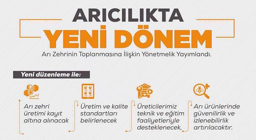 Arı zehri yönetmeliği yürürlüğe girdi