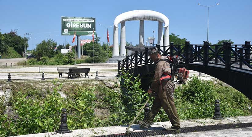 Giresun’da temizlik çalışmaları hız kesmiyor