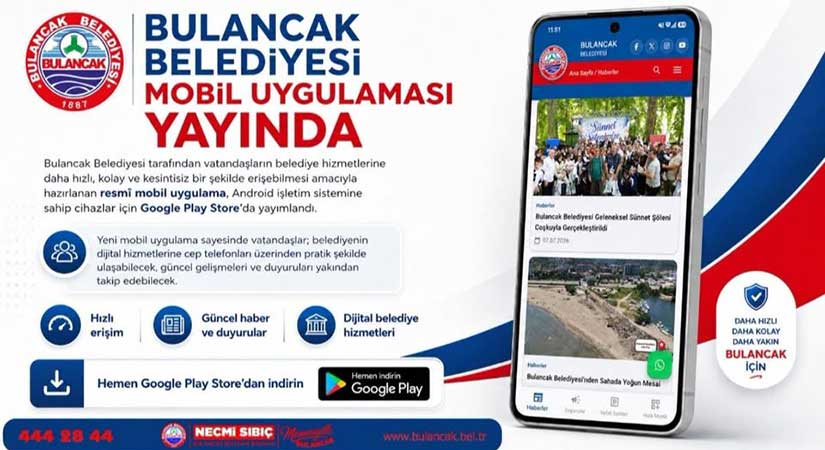 Bulancak Belediyesi mobil uygulamayı hizmete sundu