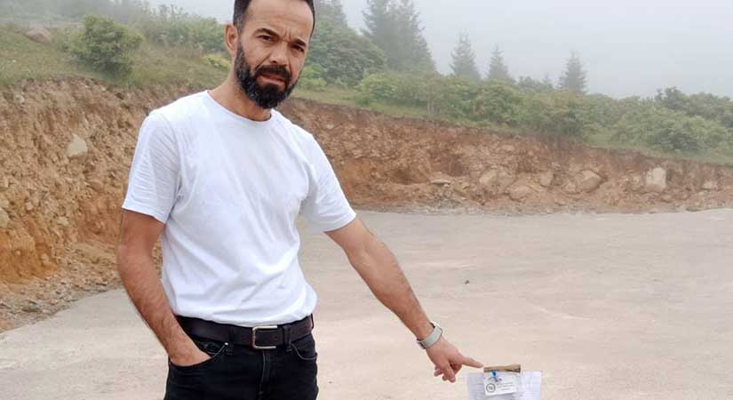 Çığda yıkıldı, yeniden yapımı durduruldu