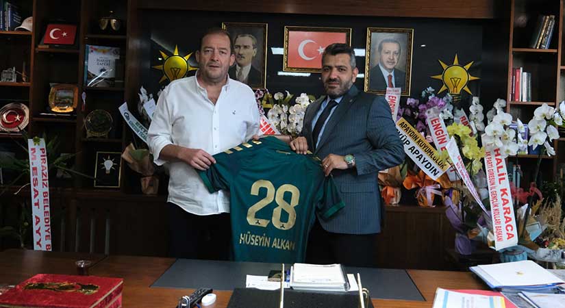 Giresunspor yönetiminden Hüseyin Alkan’a ziyaret