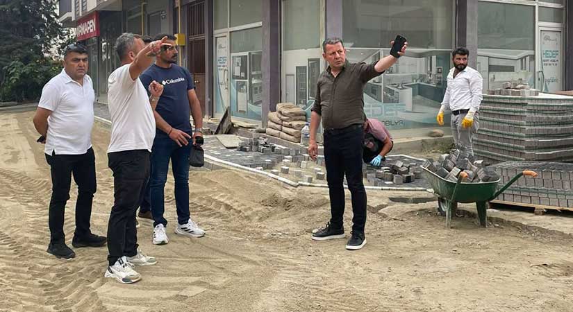 Espiye’de sokaklar modern görünüme kavuşuyor
