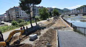 Yürüyüş yolu için çalışmalar başladı