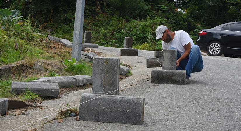 Giresun’da yollar ve kaldırımlar yenileniyor