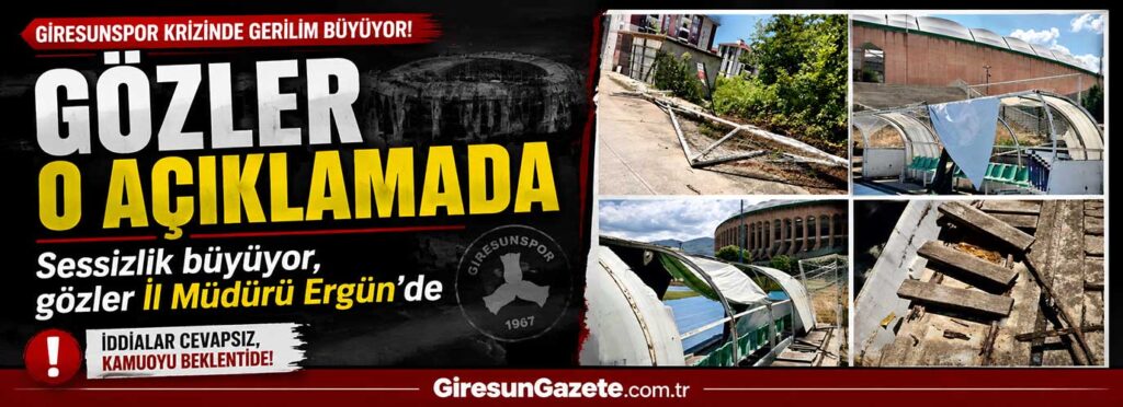 Sessizlik büyüyor, gözler İl Müdürü Ergün’de