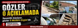 Sessizlik büyüyor, gözler İl Müdürü Ergün’de