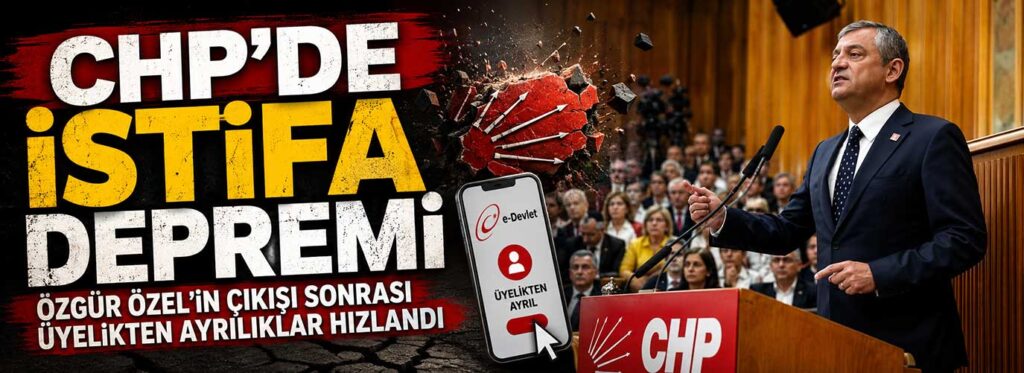 Özgür Özel’in çıkışı sonrası üyelikten ayrılıklar hızlandı