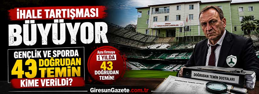 Gençlik ve Sporda 43 doğrudan temin kime verildi?