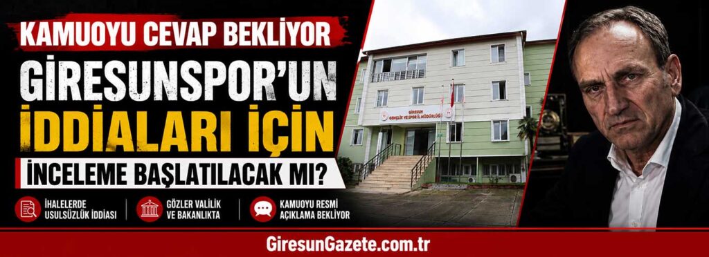 Giresunspor’un iddiaları için inceleme başlatılacak mı?