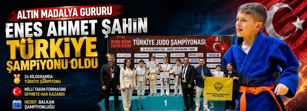 Enes Ahmet Şahin Türkiye şampiyonu oldu