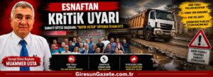 Sanayi Sitesi Başkanı: “Artık yeter” diyerek isyan etti