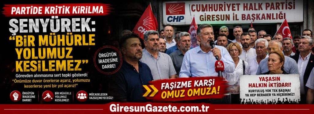 Şenyürek: Bir mühürle yolumuz kesilemez