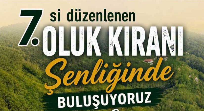 Oluk Kıranı Şenliği için geri sayım başladı
