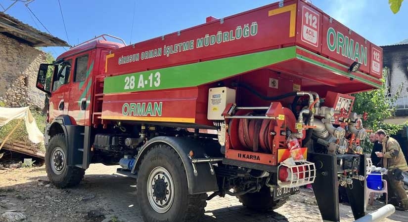 Giresun ekipleri İzmir’de göreve başladı