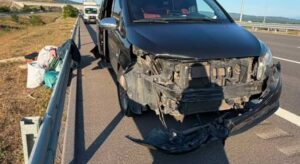 Savaş Şahin trafik kazası geçirdi