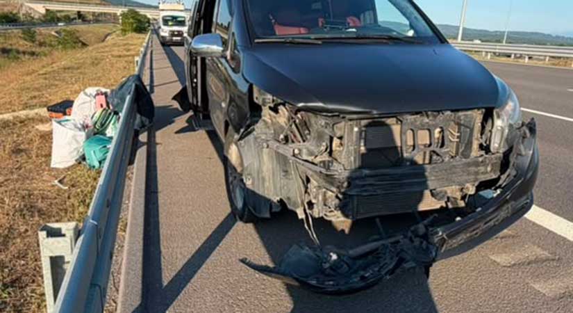 Savaş Şahin trafik kazası geçirdi