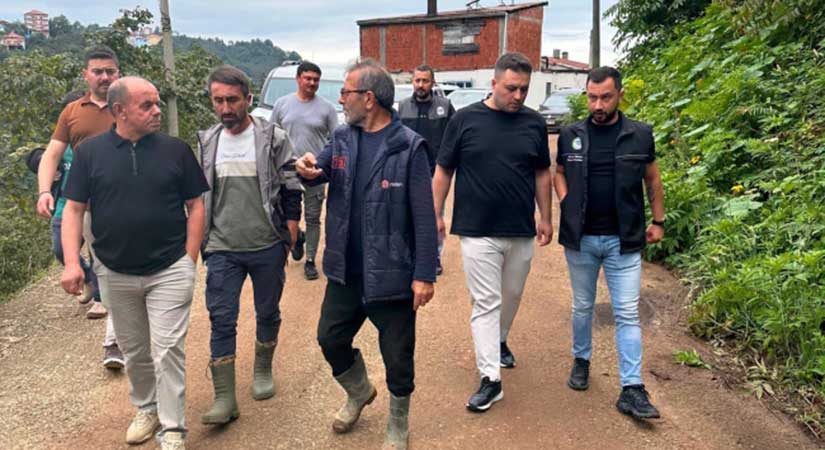 AK Parti heyeti Espiye’de köylere indi