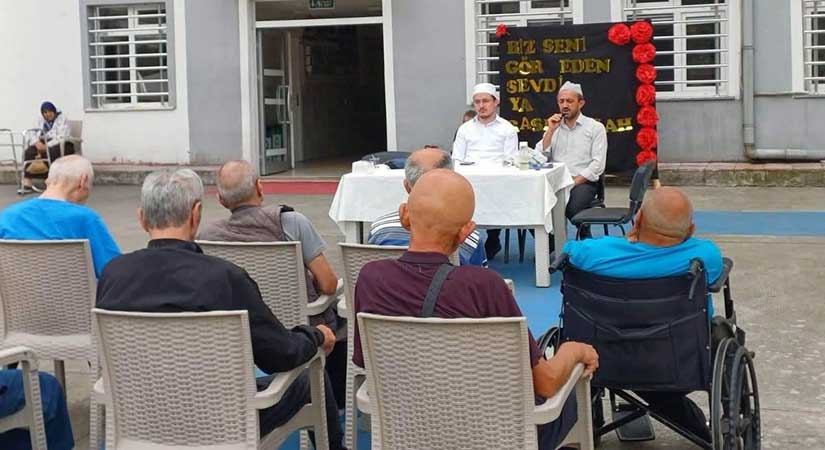 Çanakçı Müftülüğü bakım merkezi sakinleriyle buluştu
