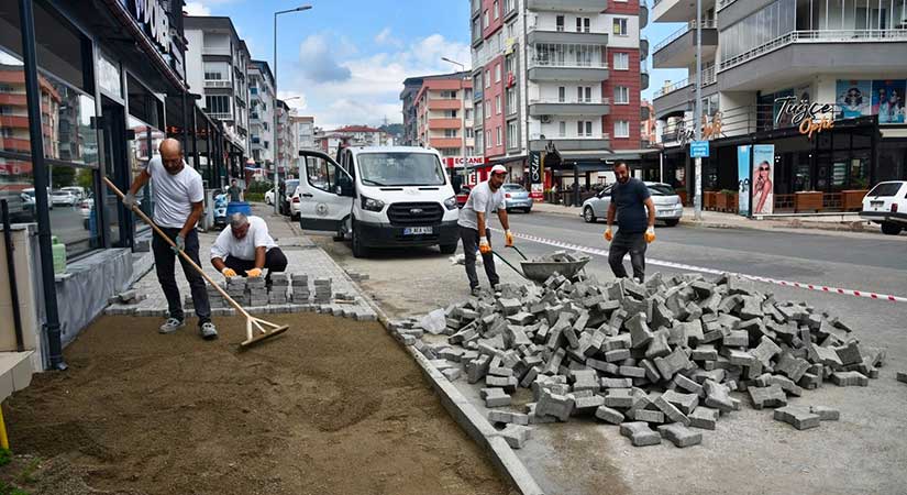 Giresun’un dört bir yanında çalışma sürüyor