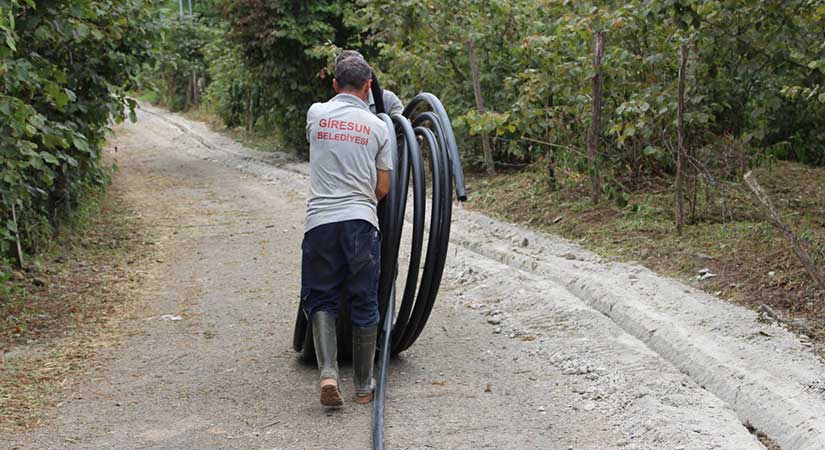 Kayadibi’ne 1000 metrelik içme suyu hattı