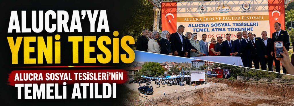 Alucra Sosyal Tesisleri’nin temeli atıldı