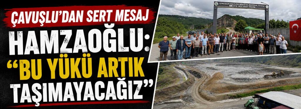 Hamzaoğlu: “Bu yükü artık taşımayacağız”