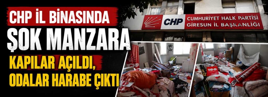 Kapılar açıldı, odalar harabe çıktı