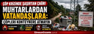 Muhtarlardan vatandaşlara: Çöpleri konteynere atmayın