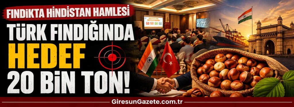 Türk fındığında hedef 20 bin ton