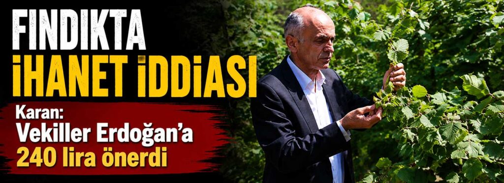 Karan: Vekiller Erdoğan’a 240 lira önerdi