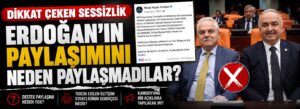 Erdoğan’ın paylaşımını neden paylaşmadılar?