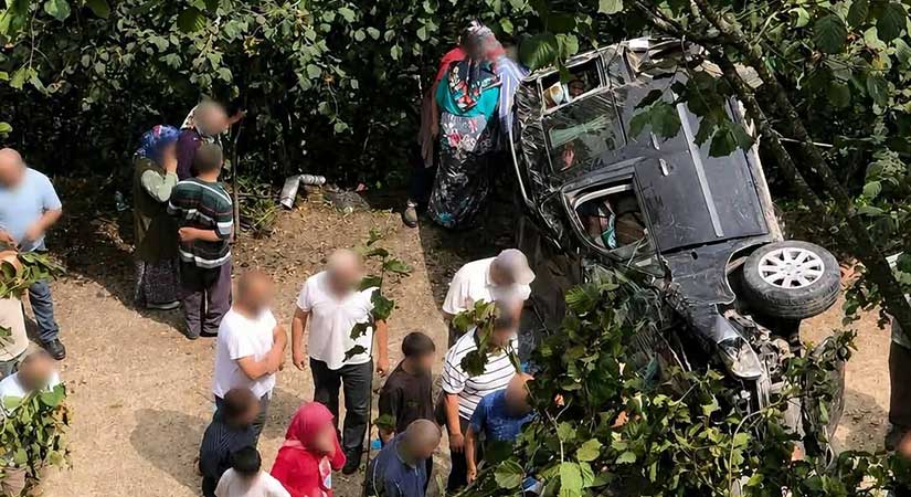 Tirebolu’daki kazada 7 kişi yaralandı