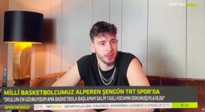 Alperen Şengün, TRT Spor’a konuk oldu