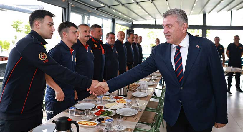 Sıbıç, İtfaiye Haftası’nda personelin taleplerini dinledi