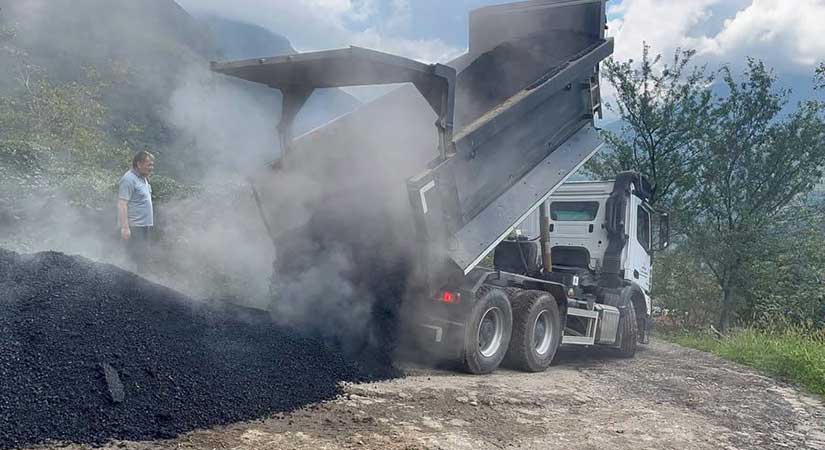 Çanakçı’da dört köye asfalt yatırımı