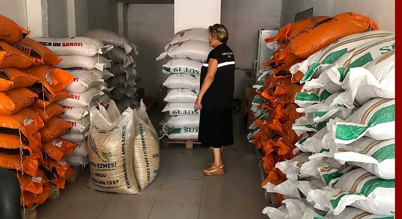 Tirebolu’da yem satış noktalarına denetim