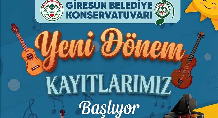 Giresun Belediye Konservatuvarı kayıtları 7 Eylül’de başlıyor