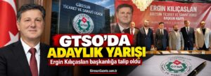 Ergin Kılıçaslan başkanlığa talip oldu