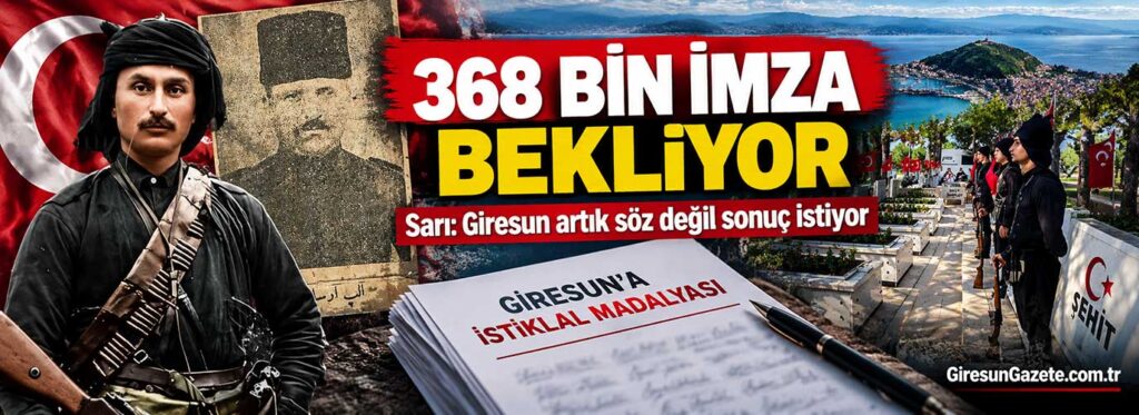 Sarı: Giresun artık söz değil sonuç istiyor
