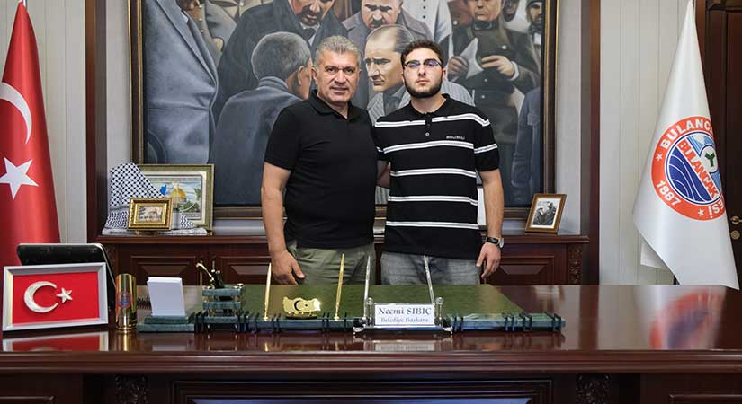 Mürsel’den Başkan Sıbıç’a teşekkür ziyareti