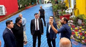 Tirebolu’da Taflanaltı Renkli Sokağı ve projeler incelendi