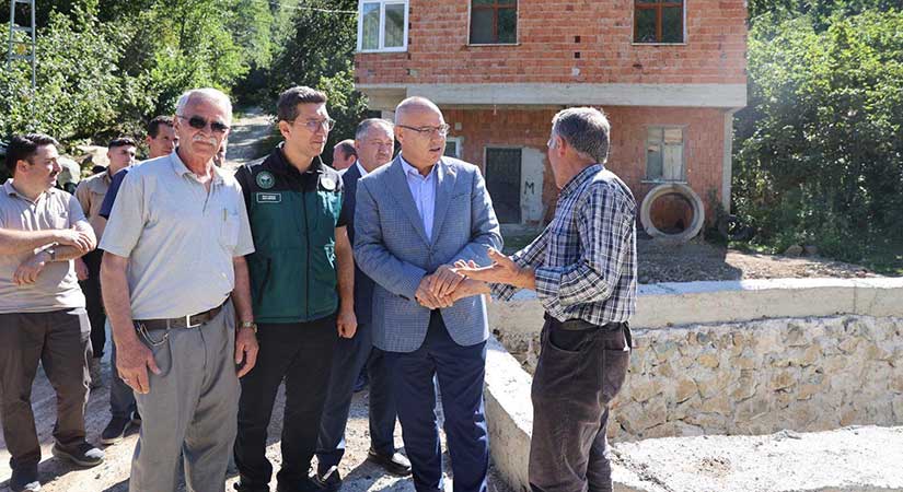 Vali Koç, Bulancak’ta DSİ çalışmalarını inceledi