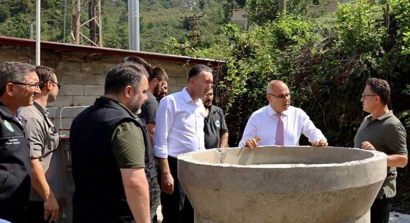 Vali Koç Batlama’da çalışmaları denetledi