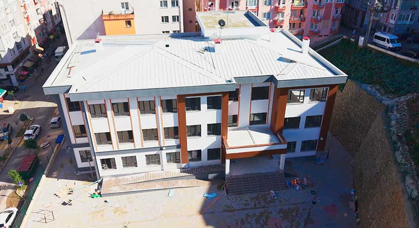 Giresun Yeniyol İmam Hatip Okulu tamamlanmaya yaklaştı