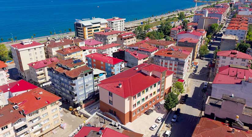 Bulancak Yunus Emre İlkokulu açılışa hazırlanıyor