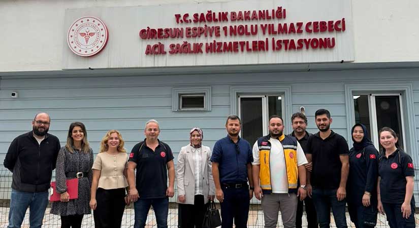Giresun’da ambulans istasyonları mercek altına alındı!