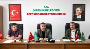 Giresun’da afetlere karşı ortak akıl!
