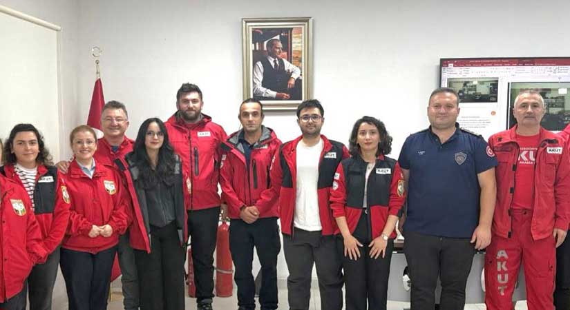 AKUT Giresun ekibi yangına hazırlık için sahaya çıktı